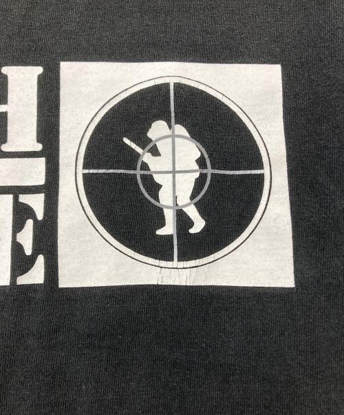 A BATHING APE（ア ベイシング エイプ）A BATHING APE (ア ベイシング エイプ) 90S PUBLIC ENEMY　プリントTee ブラック サイズ:Sの古着・服飾アイテム