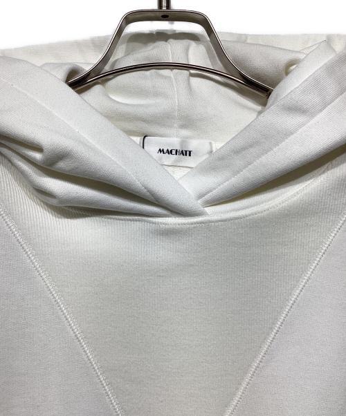 machatt（マチャット）machatt (マチャット) ノースリーブパーカー ホワイト サイズ:Freeの古着・服飾アイテム