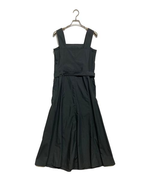 1er Arrondissement（プルミエ アロンディスモン）1er Arrondissement (プルミエ アロンディスモン) コットンポリエステルウェザーワークワンピース ブラック サイズ:38の古着・服飾アイテム