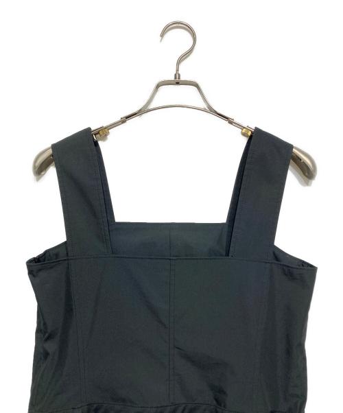 1er Arrondissement（プルミエ アロンディスモン）1er Arrondissement (プルミエ アロンディスモン) コットンポリエステルウェザーワークワンピース ブラック サイズ:38の古着・服飾アイテム