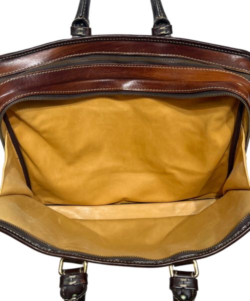 STEFANOMANO（ステファノマーノ）STEFANOMANO (ステファノマーノ) ティントレット レザーブリーフケース ブラウンの古着・服飾アイテム