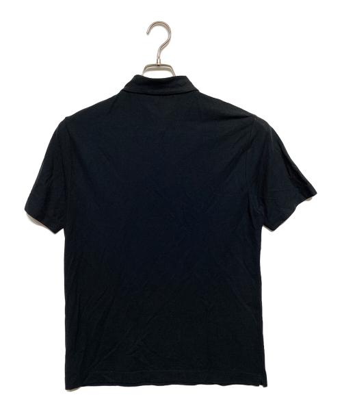 Zanone（ザノーネ）Zanone (ザノーネ) ice cottonポロシャツ ブラック サイズ:50の古着・服飾アイテム