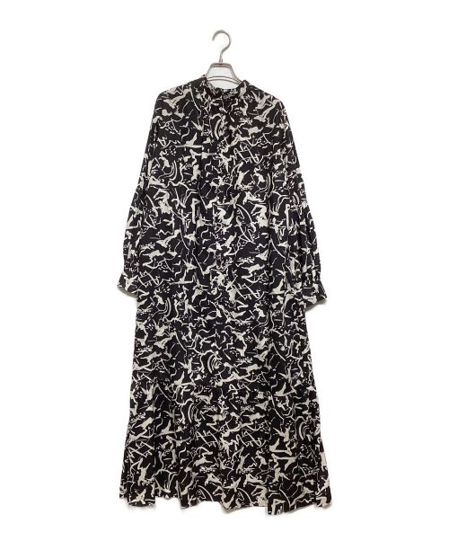RIM.ARK（リムアーク）RIM.ARK (リムアーク) Kras art painting dress ブラック サイズ:38の古着・服飾アイテム