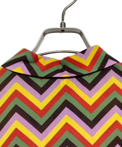 missoni（ミッソーニ）missoni (ミッソーニ) ジグザグシャツワンピース マルチカラー サイズ:40の古着・服飾アイテム