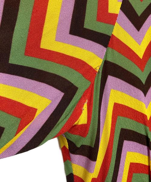 missoni（ミッソーニ）missoni (ミッソーニ) ジグザグシャツワンピース マルチカラー サイズ:40の古着・服飾アイテム