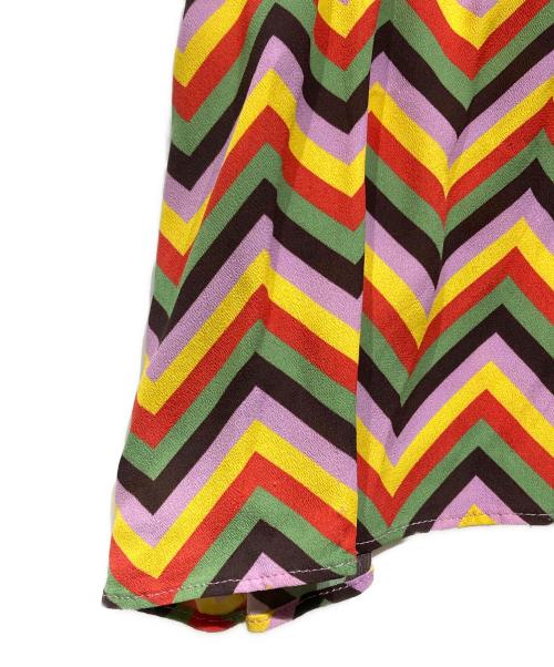 missoni（ミッソーニ）missoni (ミッソーニ) ジグザグシャツワンピース マルチカラー サイズ:40の古着・服飾アイテム