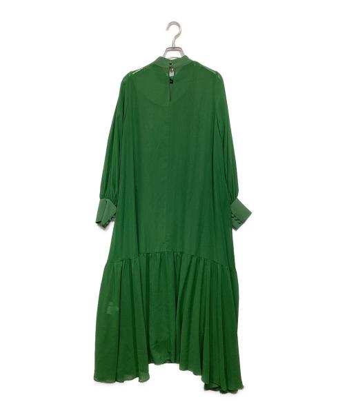 Ameri（アメリ）Ameri (アメリ) AIRY HIGH NECKED DRESS AMERI グリーン サイズ:Sの古着・服飾アイテム