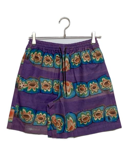 cycle by myob（サイクルバイエムワイオービー）cycle by myob (サイクルバイエムワイオービー) COSMO STONE PANTS パープル サイズ:freeの古着・服飾アイテム