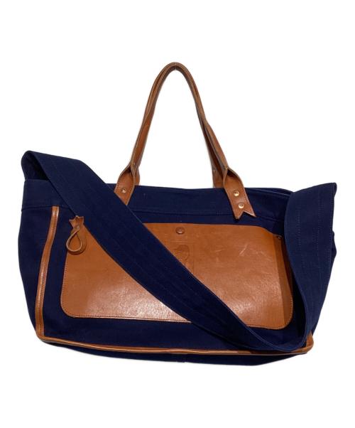 BEERBELLY（ビアベリー）BEERBELLY (ビアベリー) GREEDY TOTE ネイビーの古着・服飾アイテム