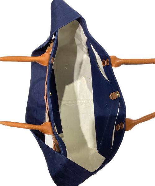 BEERBELLY（ビアベリー）BEERBELLY (ビアベリー) GREEDY TOTE ネイビーの古着・服飾アイテム