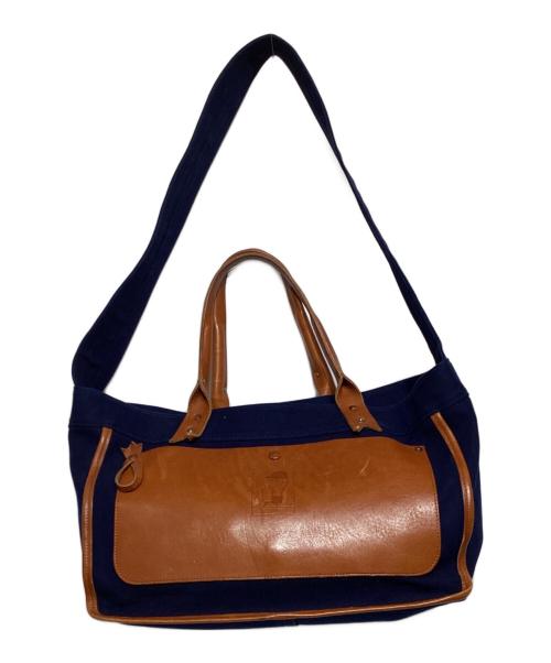 BEERBELLY（ビアベリー）BEERBELLY (ビアベリー) GREEDY TOTE ネイビーの古着・服飾アイテム