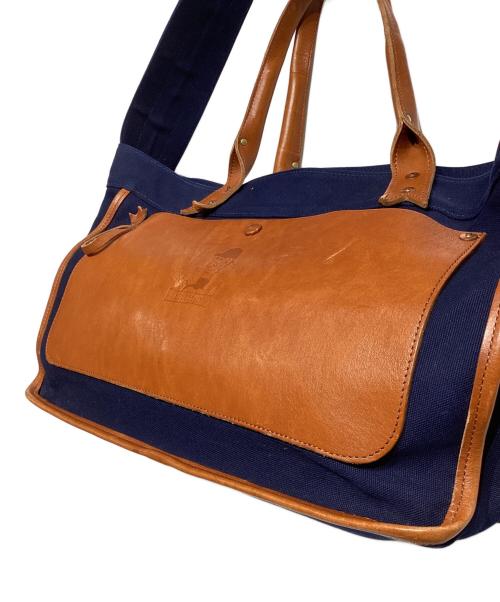 BEERBELLY（ビアベリー）BEERBELLY (ビアベリー) GREEDY TOTE ネイビーの古着・服飾アイテム