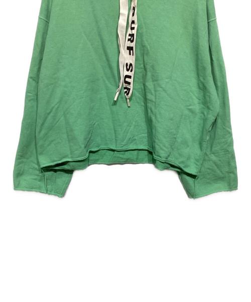 KAPITAL（キャピタル）KAPITAL (キャピタル) ロゴドローコードプルオーバーパーカー グリーン サイズ:3の古着・服飾アイテム