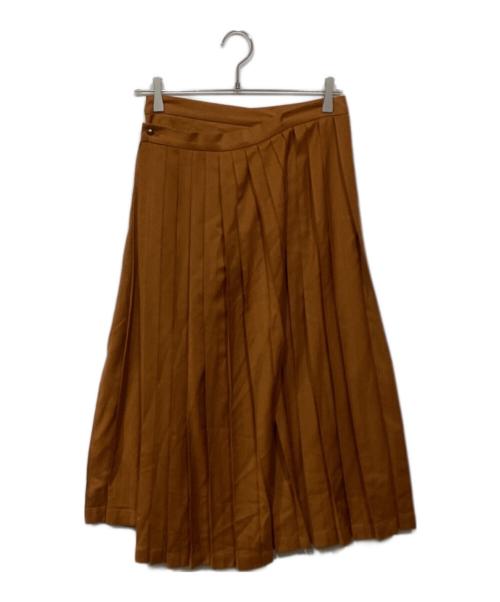 Humoresque（ユーモレスク）Humoresque (ユーモレスク) wrap skirt ブラウン サイズ:36の古着・服飾アイテム