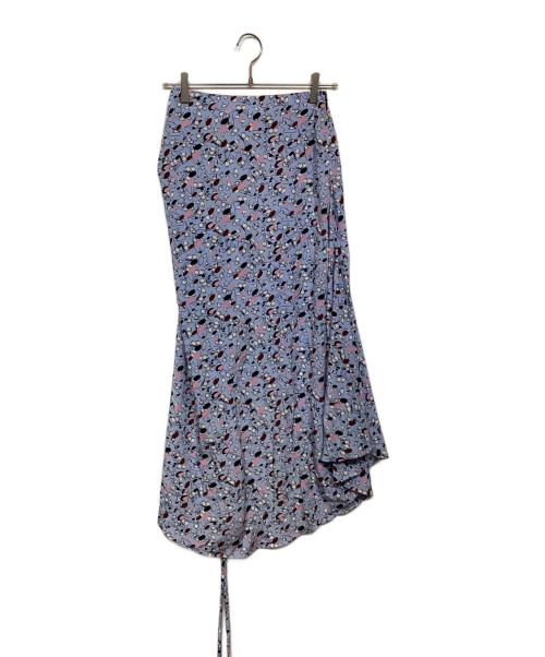 MARNI（マルニ）MARNI (マルニ) シルク花柄デザインスカート  ブルー サイズ:38の古着・服飾アイテム
