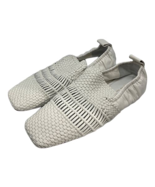 CELINE（セリーヌ）CELINE (セリーヌ) フィービー期  メッシュフラットシューズ ホワイト サイズ:36の古着・服飾アイテム