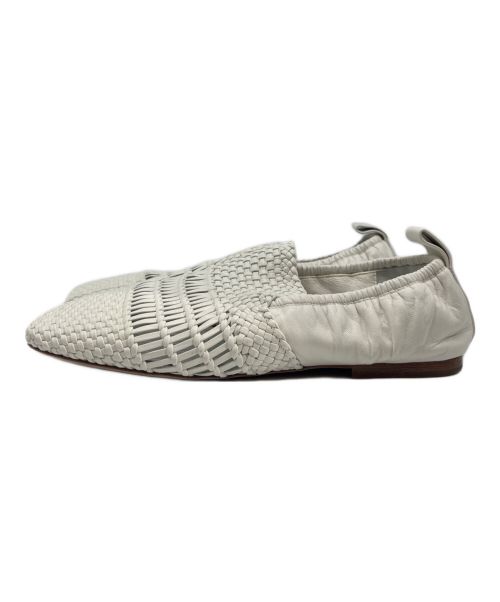 CELINE（セリーヌ）CELINE (セリーヌ) フィービー期  メッシュフラットシューズ ホワイト サイズ:36の古着・服飾アイテム