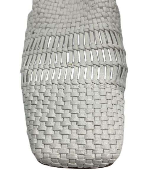 CELINE（セリーヌ）CELINE (セリーヌ) フィービー期  メッシュフラットシューズ ホワイト サイズ:36の古着・服飾アイテム