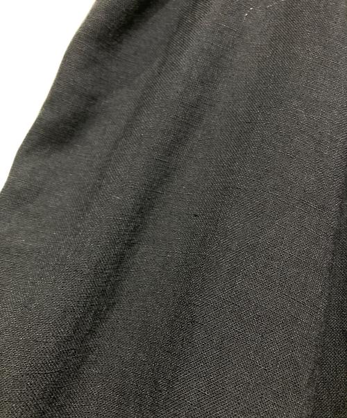 ENFOLD（エンフォルド）ENFOLD (エンフォルド) リネンライク 立体スリーブDRESS ネイビー サイズ:36の古着・服飾アイテム