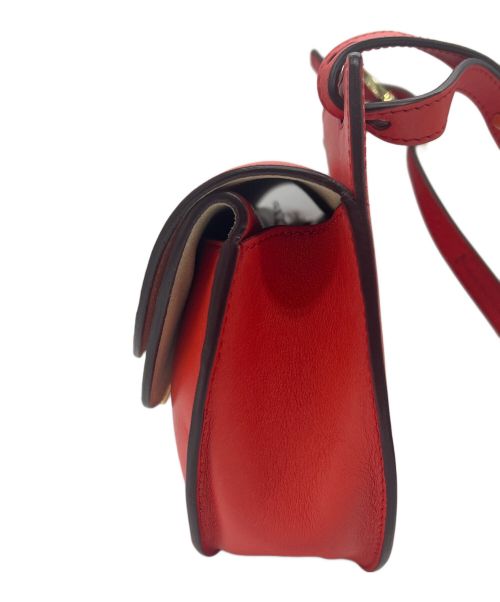 Chloe（クロエ）Chloe (クロエ) ジョージア ミニ バッグ レッドの古着・服飾アイテム