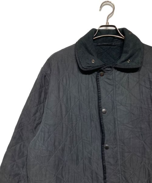 Barbour（バブアー）Barbour (バブアー) ロングキルティングジャケット ブラック サイズ:XLの古着・服飾アイテム