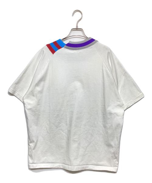 kolor/BEACON（カラービーコン）kolor/BEACON (カラービーコン) ハード天竺Tシャツ ホワイト サイズ:3の古着・服飾アイテム