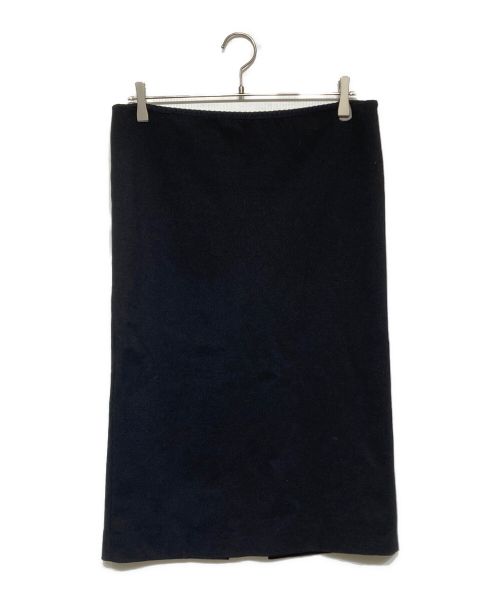 MIU MIU（ミュウミュウ）MIU MIU (ミュウミュウ) Long Skirt ブラック サイズ:40の古着・服飾アイテム