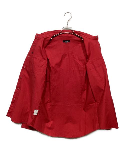 BURBERRY BLACK LABEL（バーバリーブラックレーベル）BURBERRY BLACK LABEL (バーバリーブラックレーベル) ウエスタンシャツ　BMW17-807-15 レッド サイズ:3の古着・服飾アイテム