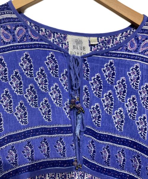 blue boheme（ブルーボヘム）blue boheme (ブルーボヘム) Printed Long Dress　20040570001430 ブルー サイズ:SMの古着・服飾アイテム
