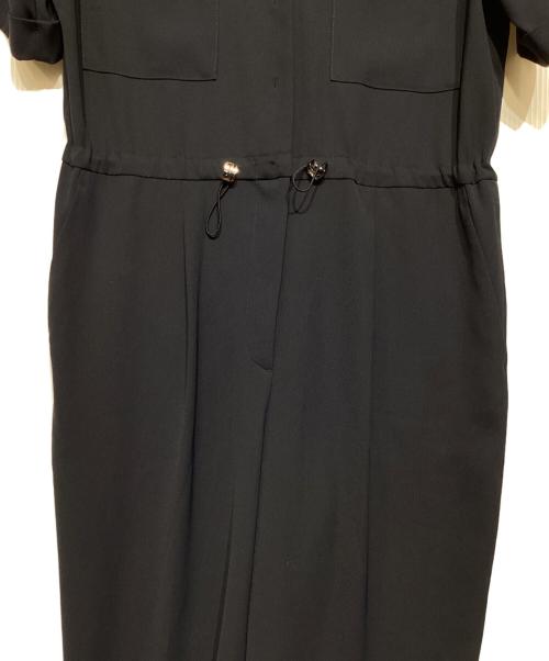 uncrave（アンクレイヴ）uncrave (アンクレイヴ) ドレーピーツイル オールインワン ネイビー サイズ:size1の古着・服飾アイテム