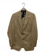 Y'sワイズ）の古着「コットンリネンデザインジャケットMD-J06-305」｜ブラウン