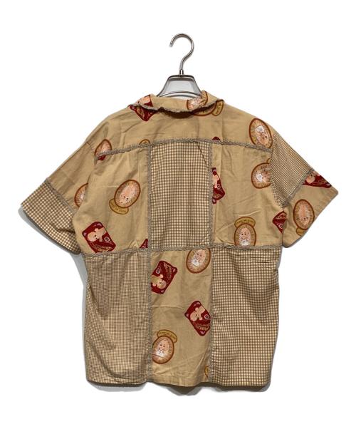 PINK HOUSE（ピンクハウス）PINK HOUSE (ピンクハウス) パッチワークシャツ ベージュ サイズ:-の古着・服飾アイテム