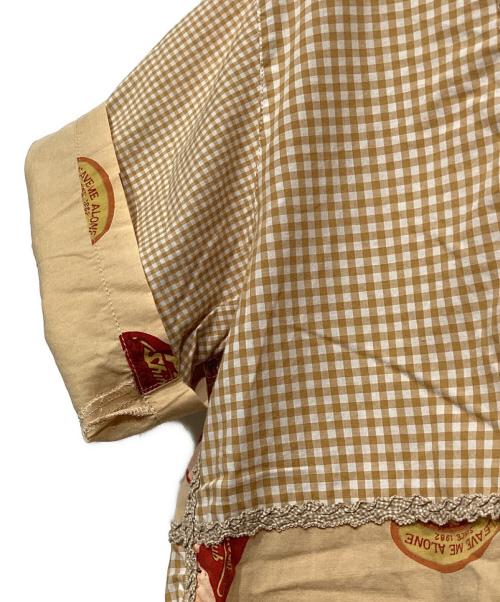 PINK HOUSE（ピンクハウス）PINK HOUSE (ピンクハウス) パッチワークシャツ ベージュ サイズ:-の古着・服飾アイテム