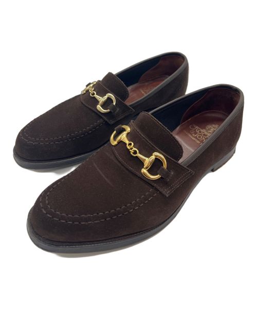 Crockett & Jones（クロケット＆ジョーンズ）Crockett & Jones (クロケット＆ジョーンズ) ビットローファー ブラウン サイズ:7Eの古着・服飾アイテム