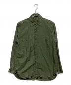 BIG YANKビッグヤンク）の古着「M43 SHIRTS VTG POPLIN　600-201-31」｜グリーン