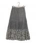 sara mallika (サラマリカ) DOUBLE FLOWER PRINT SKIRT　020311SA2 チャコールグレー サイズ:不明：4000円