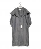 Ameriアメリ）の古着「2WAY CAPE PUFF SLEEVE COAT」｜ホワイト×ブラック