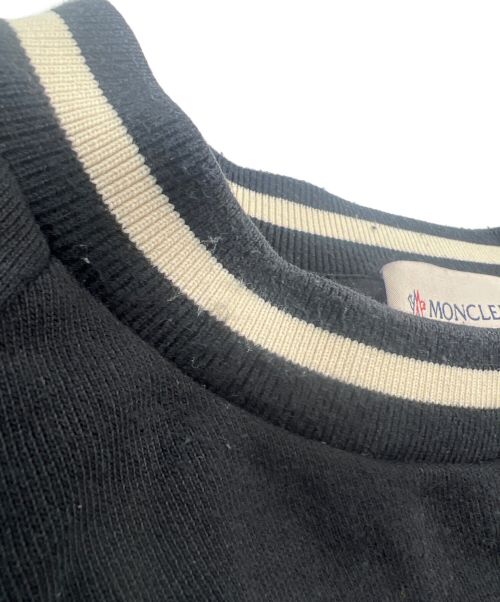 MONCLER（モンクレール）MONCLER (モンクレール) クルーネックスウェット ブラック サイズ:Lの古着・服飾アイテム