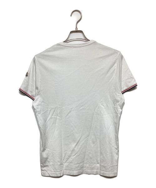 MONCLER（モンクレール）MONCLER (モンクレール) ポケットTシャツ ホワイト サイズ:Mの古着・服飾アイテム