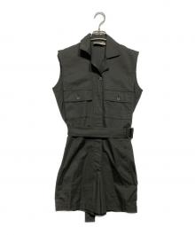 maison kitsune（メゾンキツネ）の古着「オールインワン」｜カーキ