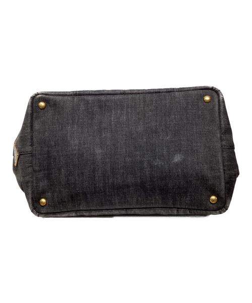 PRADA（プラダ）PRADA (プラダ) カナパ デニム 2WAYトートバッグ グレーの古着・服飾アイテム
