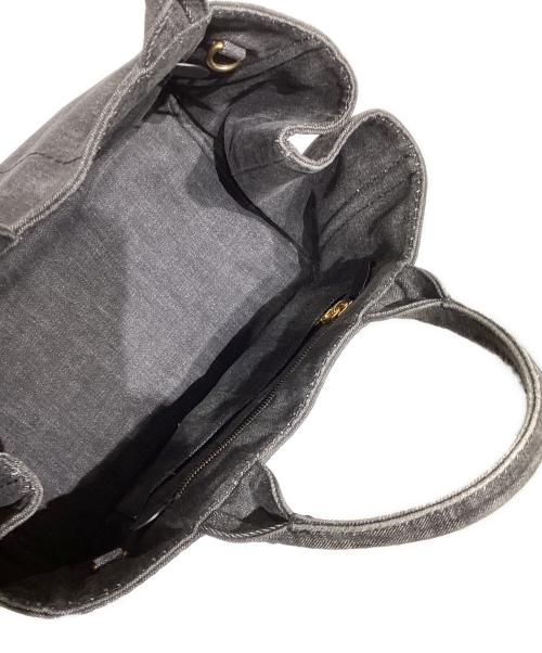PRADA（プラダ）PRADA (プラダ) カナパ デニム 2WAYトートバッグ グレーの古着・服飾アイテム