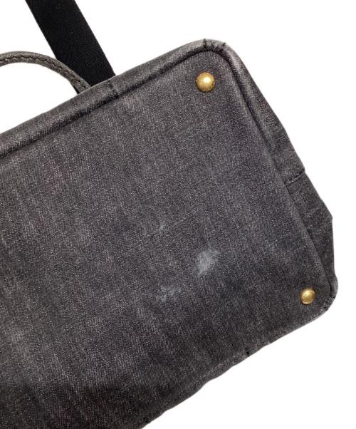 PRADA（プラダ）PRADA (プラダ) カナパ デニム 2WAYトートバッグ グレーの古着・服飾アイテム