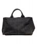 PRADA (プラダ) カナパ デニム 2WAYトートバッグ グレー：28000円