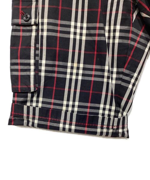 BURBERRY BLACK LABEL（バーバリーブラックレーベル）BURBERRY BLACK LABEL (バーバリーブラックレーベル) チェックハーフパンツ　BMS70-951-09 ブラック サイズ:85の古着・服飾アイテム
