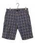 BURBERRY BLACK LABEL（バーバリーブラックレーベル）の古着「チェックハーフパンツ」｜ネイビー