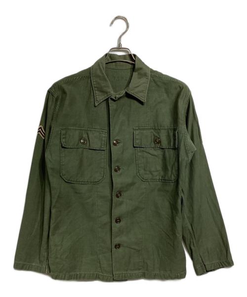 VINTAGE MILITARY（ヴィンテージ ミリタリー）VINTAGE MILITARY (ヴィンテージ ミリタリー) US ARMY ユーティリティーシャツ グリーン サイズ:Sの古着・服飾アイテム