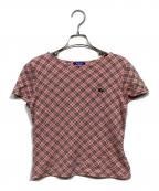 BURBERRY BLUE LABELバーバリーロンドンブルーレーベル）の古着「カットソー」｜ピンク
