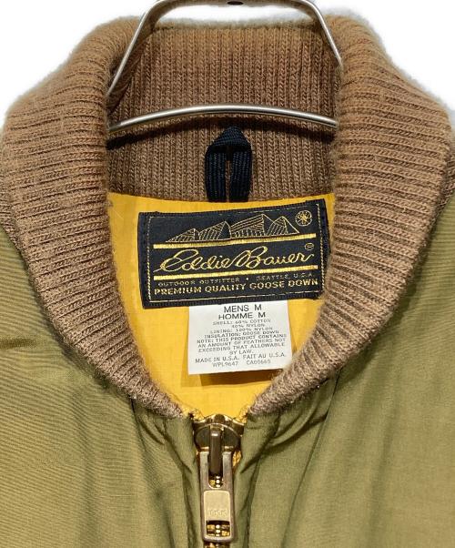 Eddie Bauer（エディーバウアー）Eddie Bauer (エディーバウアー) USA All Purpose Down Jacket ベージュ サイズ:Mの古着・服飾アイテム