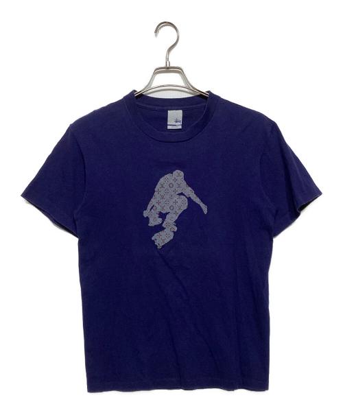 OLDstussy（オールドステューシー）OLDstussy (オールドステューシー) monogram skate man tee ネイビー サイズ:Sの古着・服飾アイテム